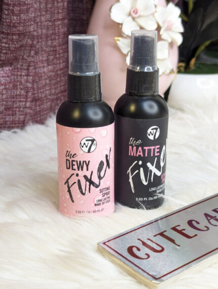 W7 The Dewy & Matte Fixer Makeup Setting Spray (60ml)