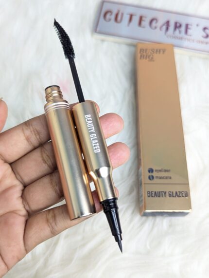 Beauty Glazed Bushy Big 2in1 Waterproof Eyeliner + Mascara Pen